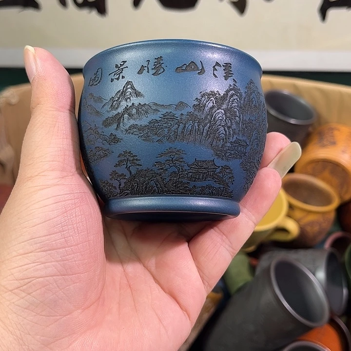 茶杯紫砂全手工紫砂主人杯