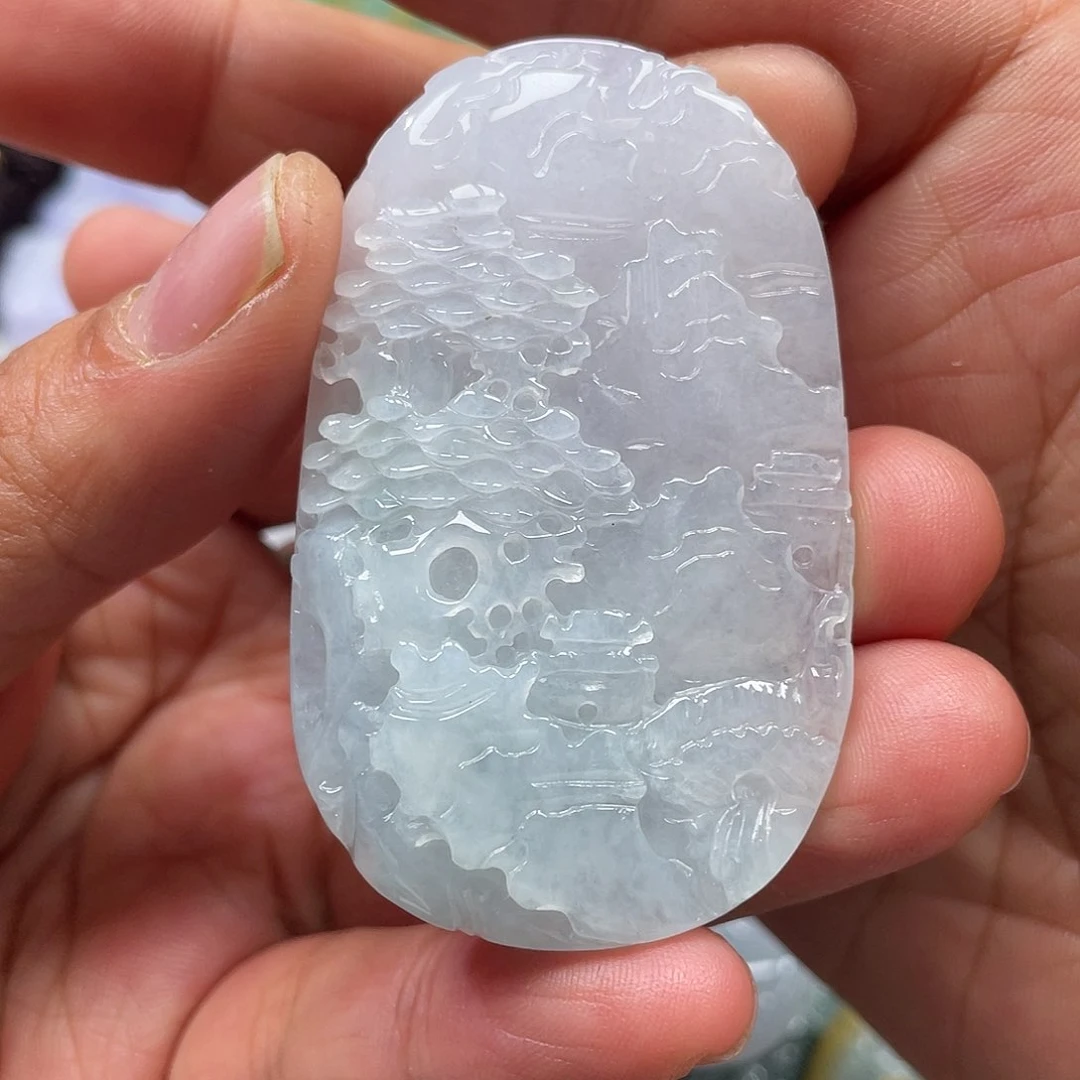 颈饰未镶嵌翡翠翡玉缘翡翠