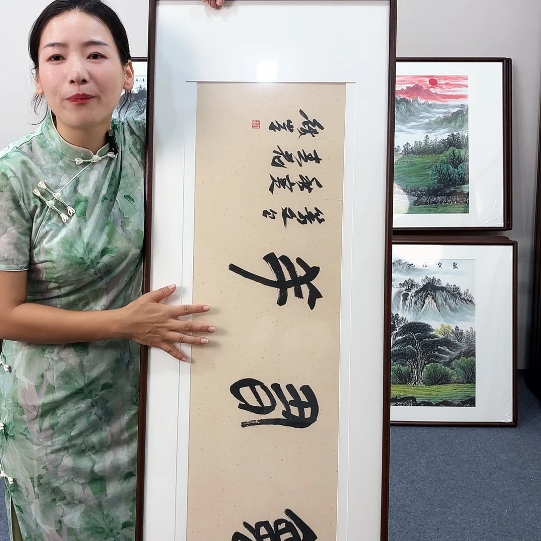 国画手绘作品160×45尺寸