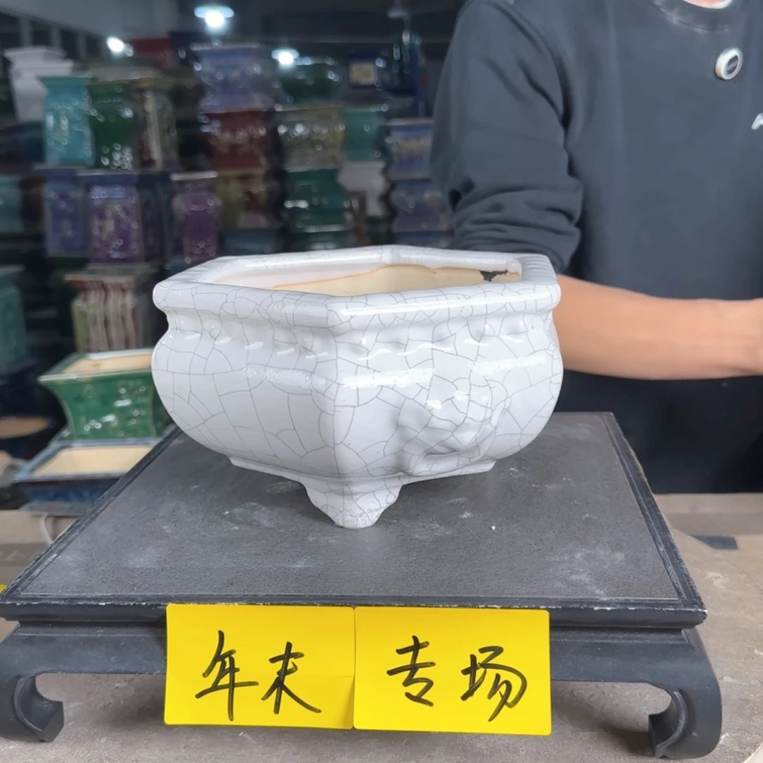 一风堂石湾花盆。微瑕