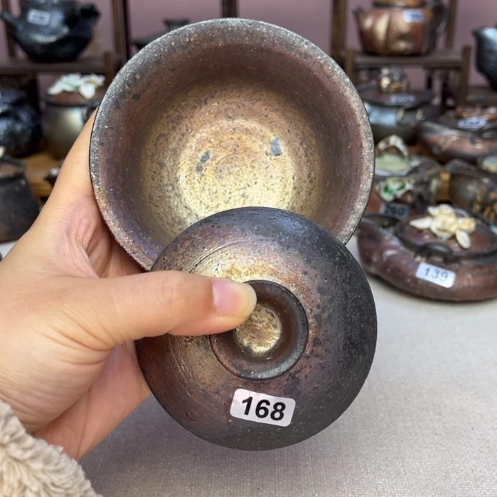 壶裸柴烧陶瓷茶具