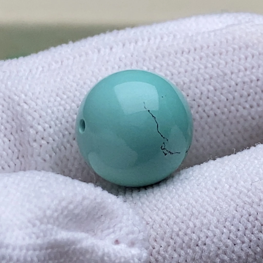 绿松石未镶嵌绿松石13.6mm