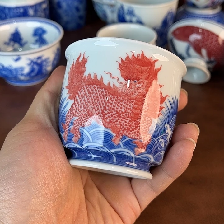 瓷片景德镇全手工手绘陶瓷