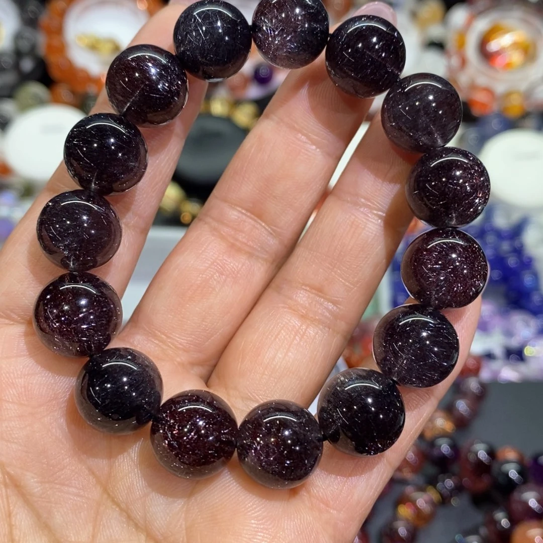 水晶手链未镶嵌黑烟花13