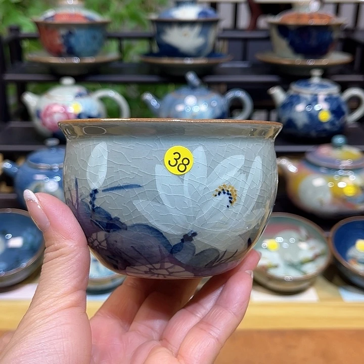 方*景德镇陶瓷手绘茶具