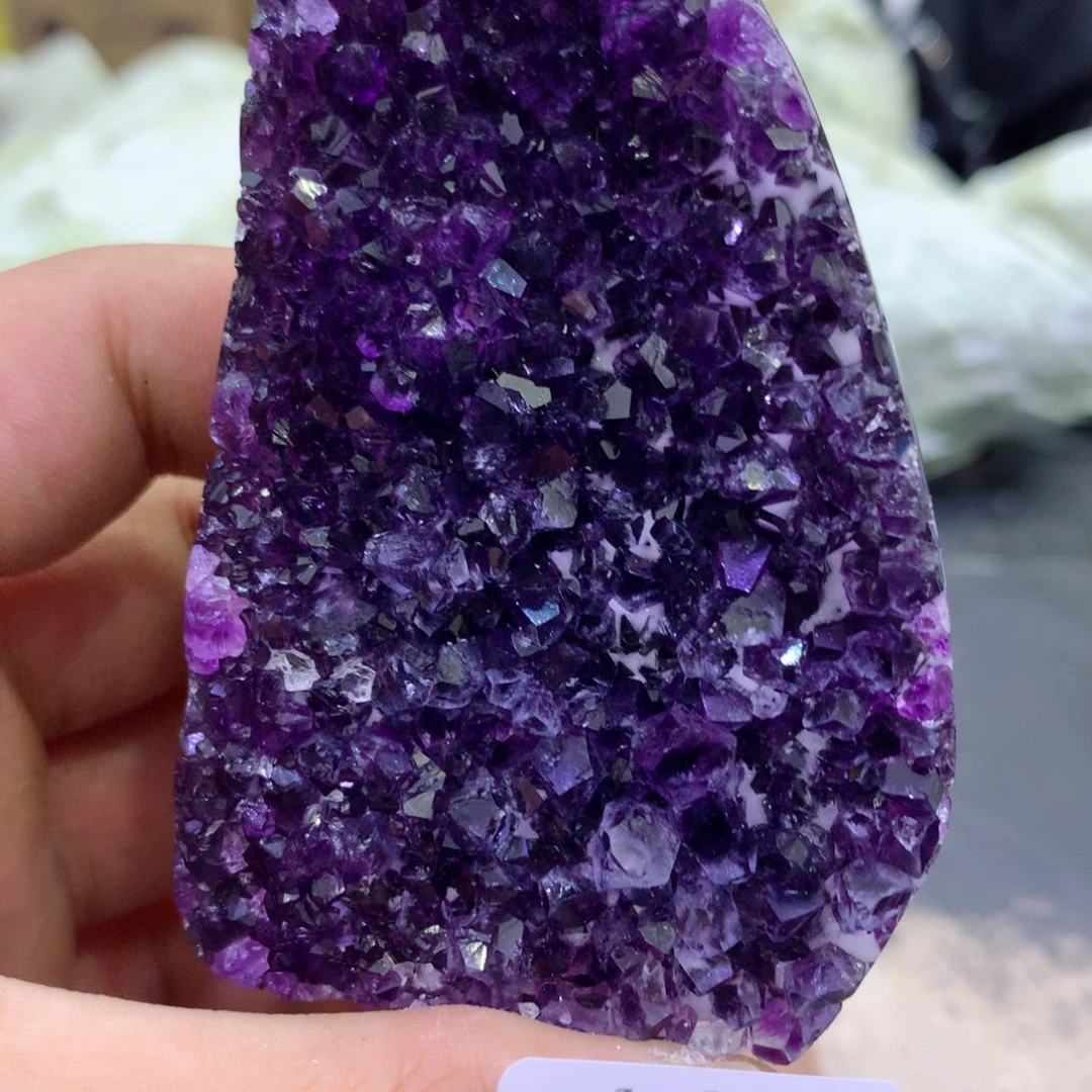 水晶摆件未镶嵌紫晶437