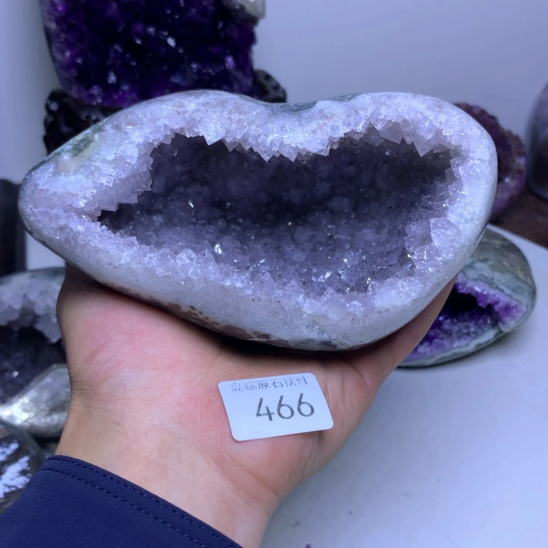 水晶摆件未镶嵌紫晶466