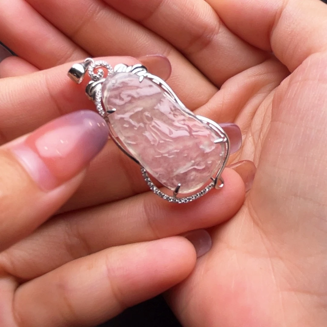 定制翡翠未镶嵌四**料天然