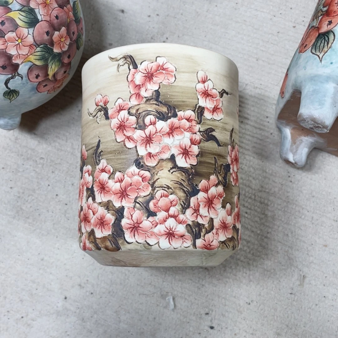 紫砂花盆楸*陶瓷多肉花盆精品