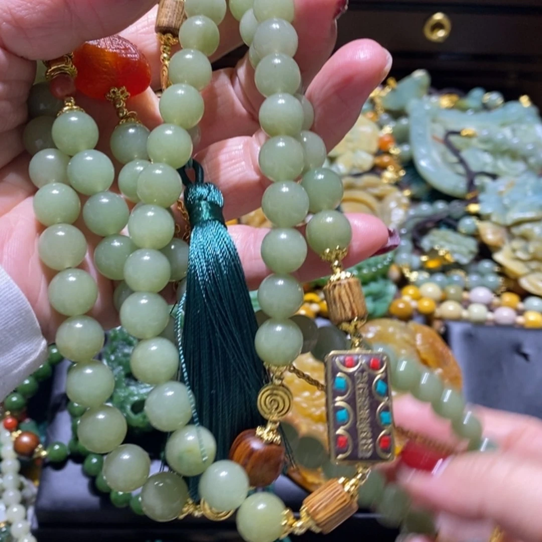 【闪购商品】岫玉毛衣链未镶嵌