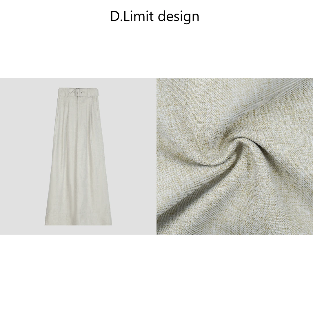 【D.Limit design】时尚气质纹理感阔腿裤DLCK2104