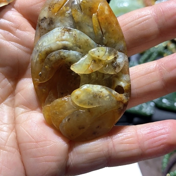 岫玉毛衣链未镶嵌