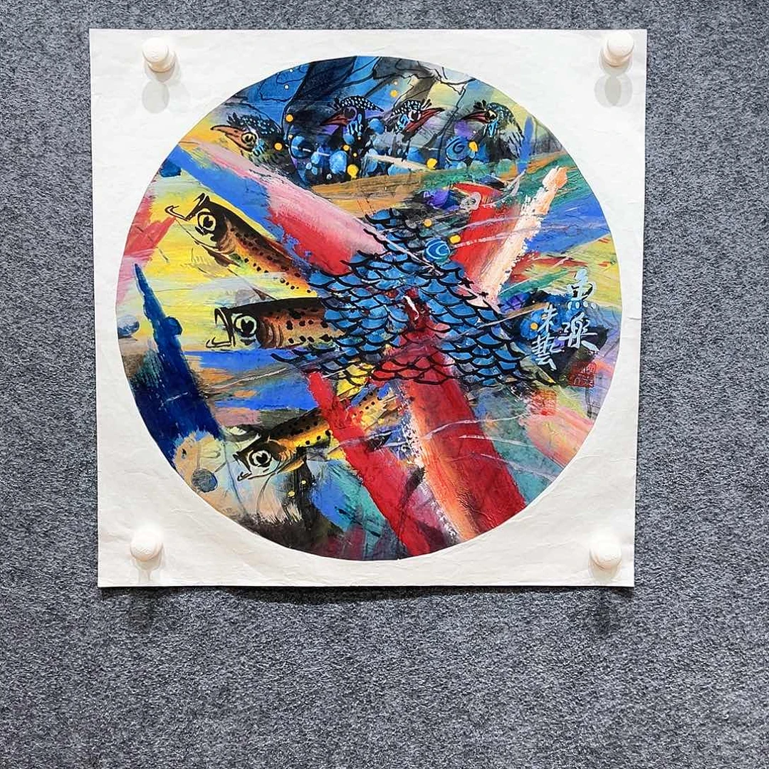 国画纯手绘系列画心