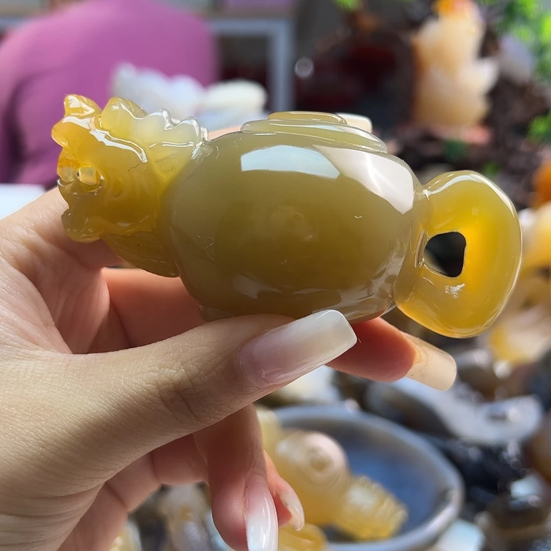 玛瑙/玉髓未镶嵌吊坠(不含链)