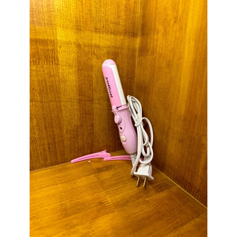 迷你小型卷发棒小功率宿舍直卷两用便携式空气刘海内扣直板卷发