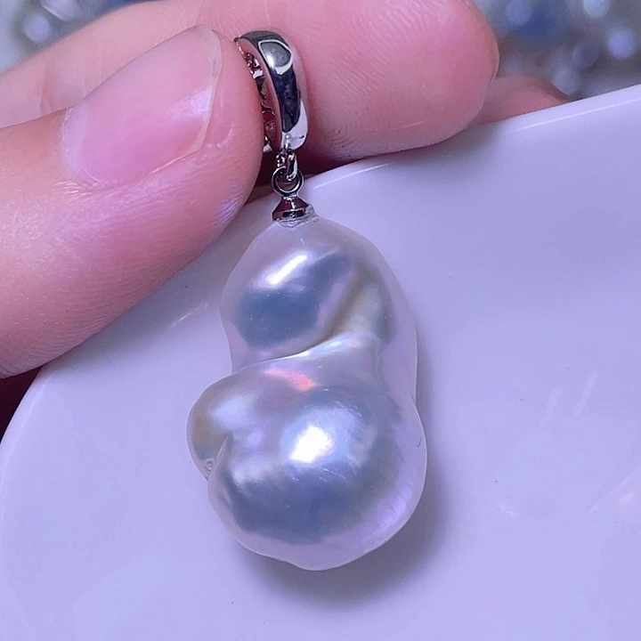 淡水珍珠合金颈饰7！