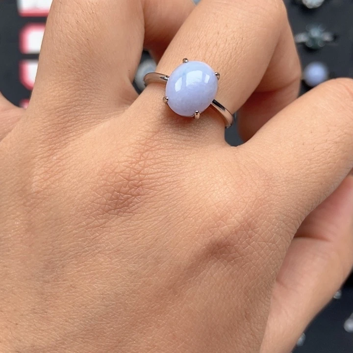 翡翠未镶嵌戒指戒指