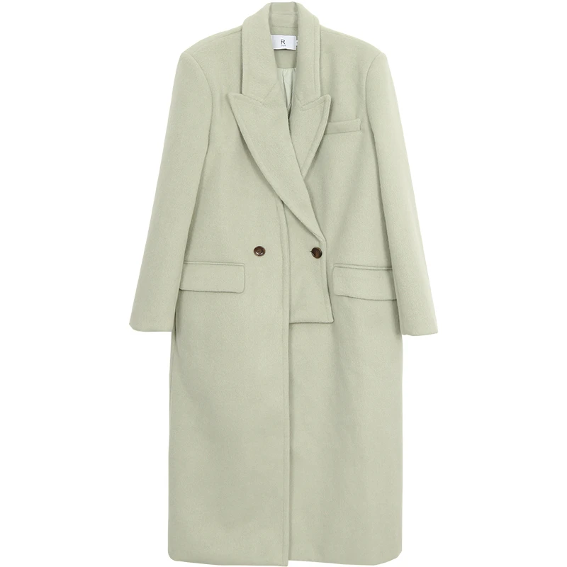 【萍萍清仓】冬季法式气质简约时尚HC毛呢外套244U2983