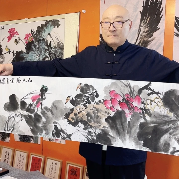 国画张圣敏先生纯手绘作品