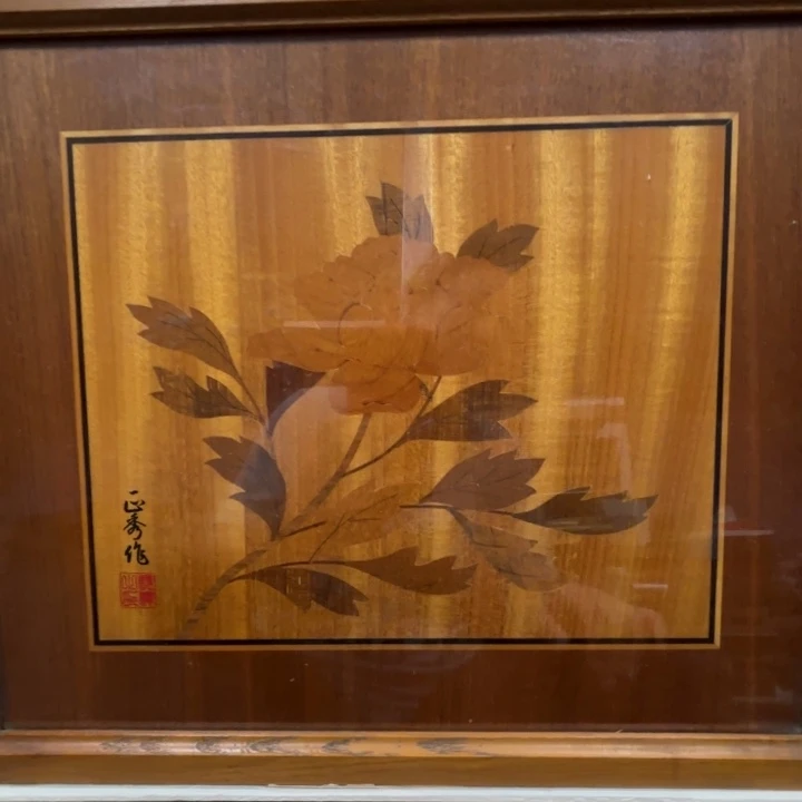 卷***樟版画中古物品不退换510