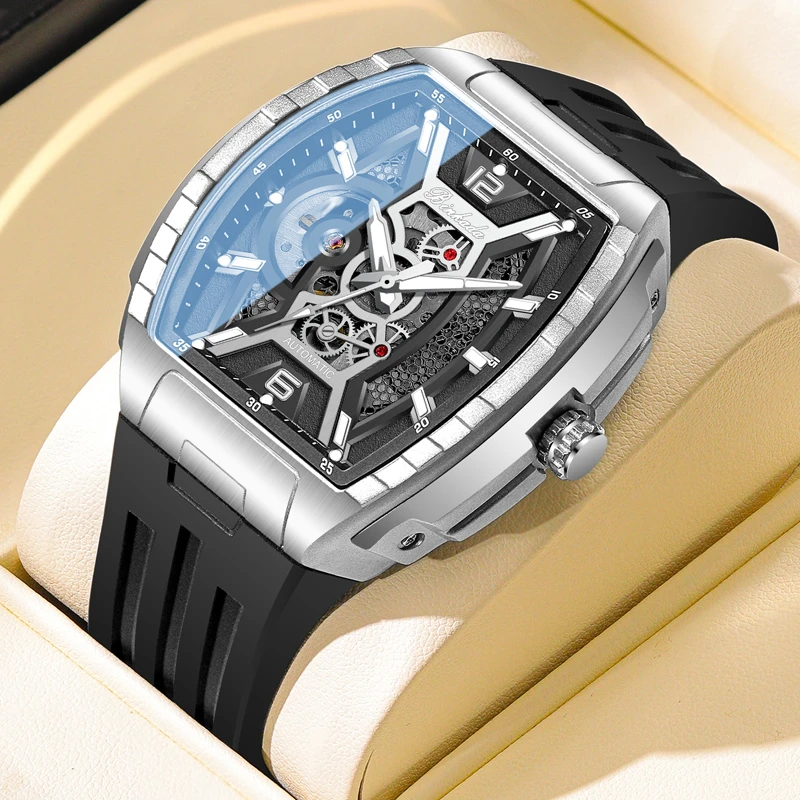 宾卡达（binkada）新款时尚潮简约手表男士全自机械腕表-6957