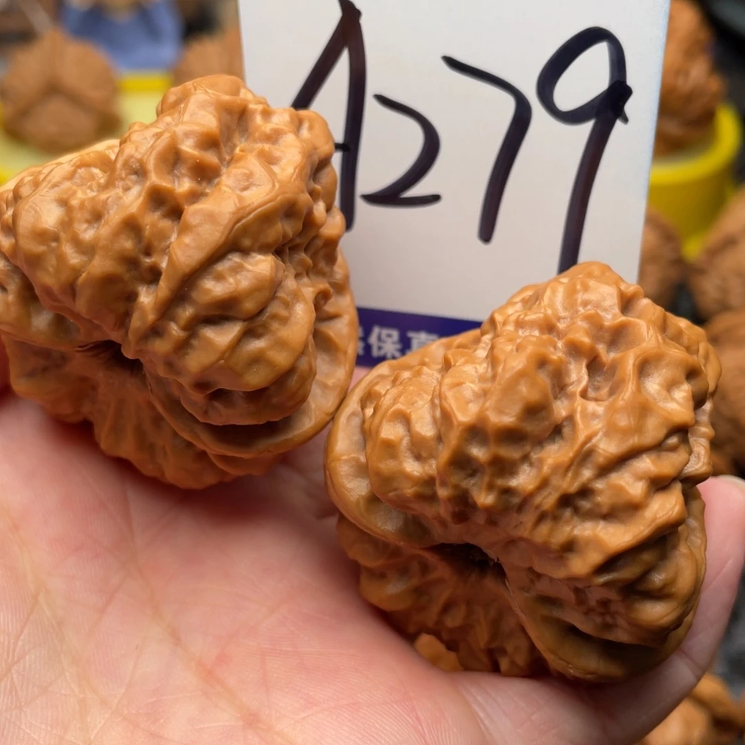 桃核把件蛤蟆头42