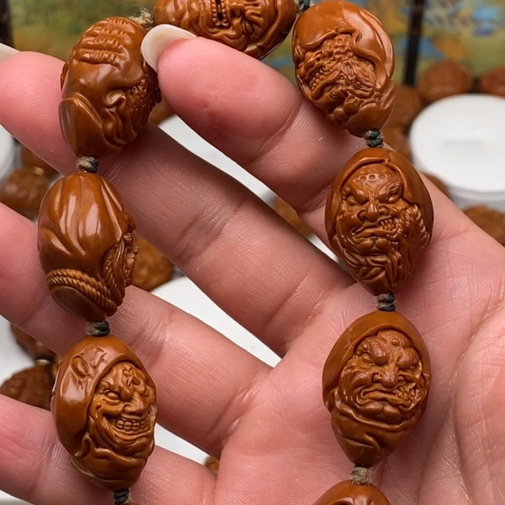 橄榄核手串/手链橄榄核雕工艺