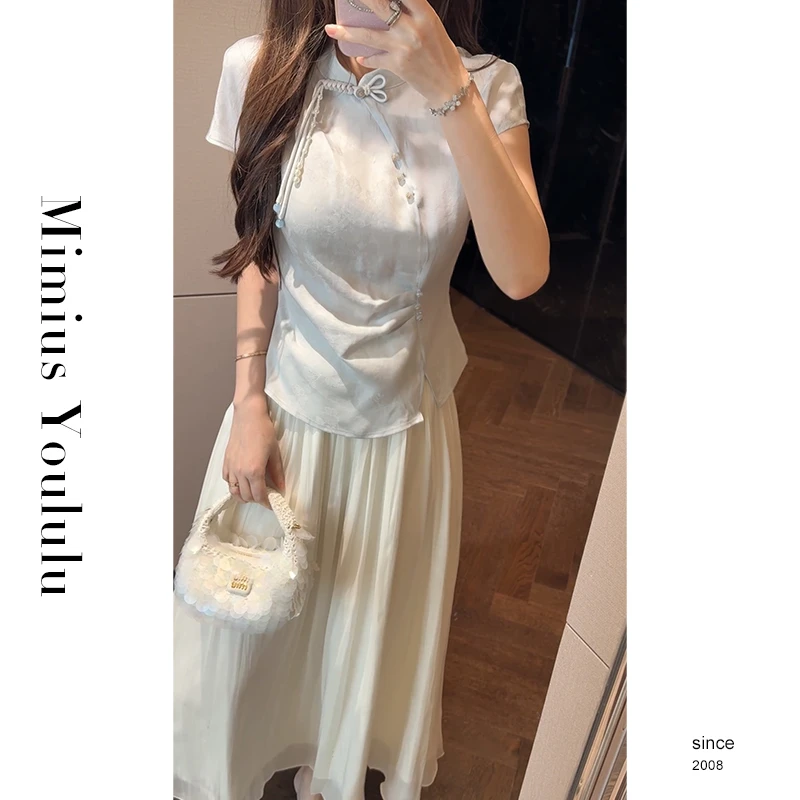 【mimius】Q 苏州河 清冷新中式禅意收腰上衣 G06068