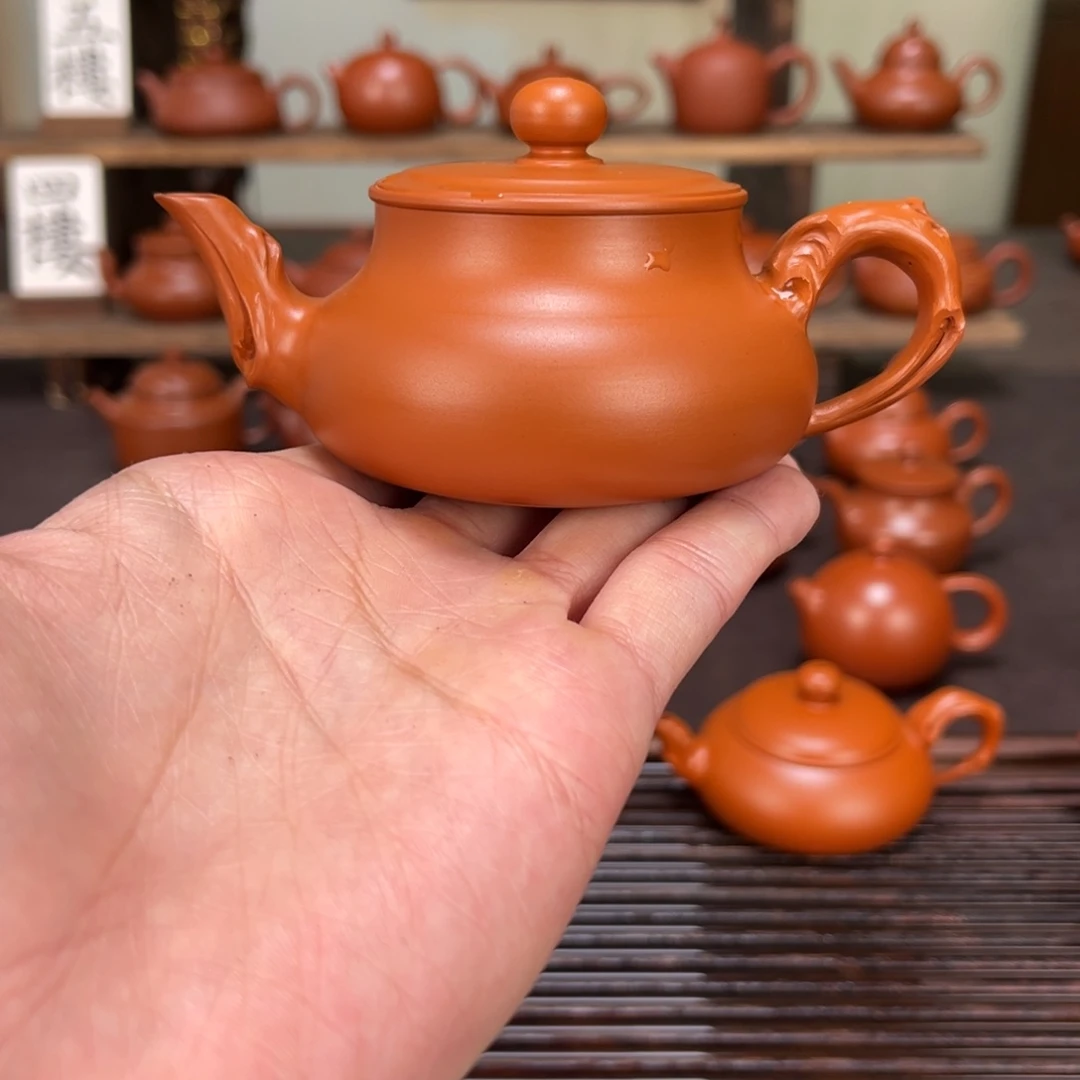 收***伙茶壶紫砂君德120cc