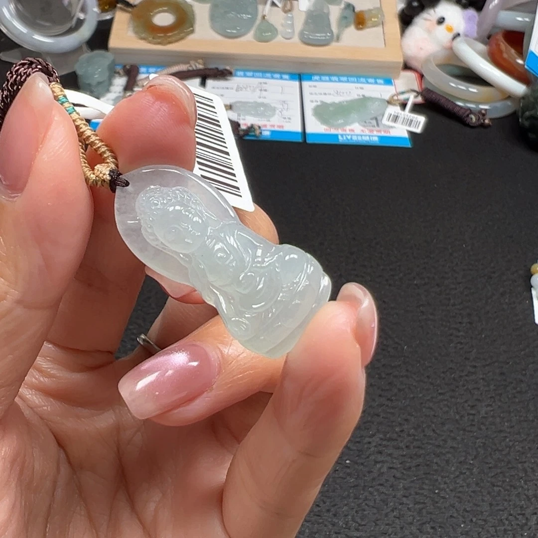 翡翠未镶嵌颈饰天然A货缅甸翡翠