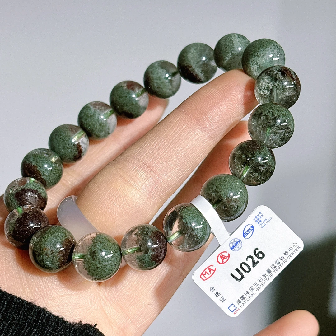 【阿波严选】天然水晶绿幽灵手链U026