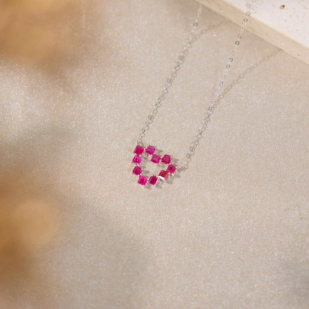 【歪歪】红宝石锁骨链*18K金镶嵌（多样性发一）XB-S7469