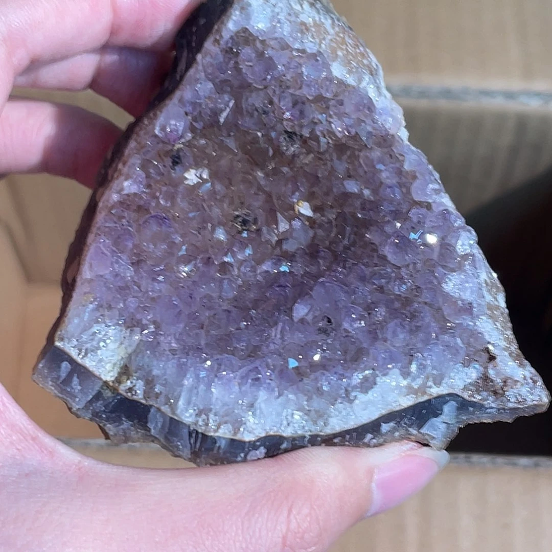 水晶手链未镶嵌紫晶片 62号