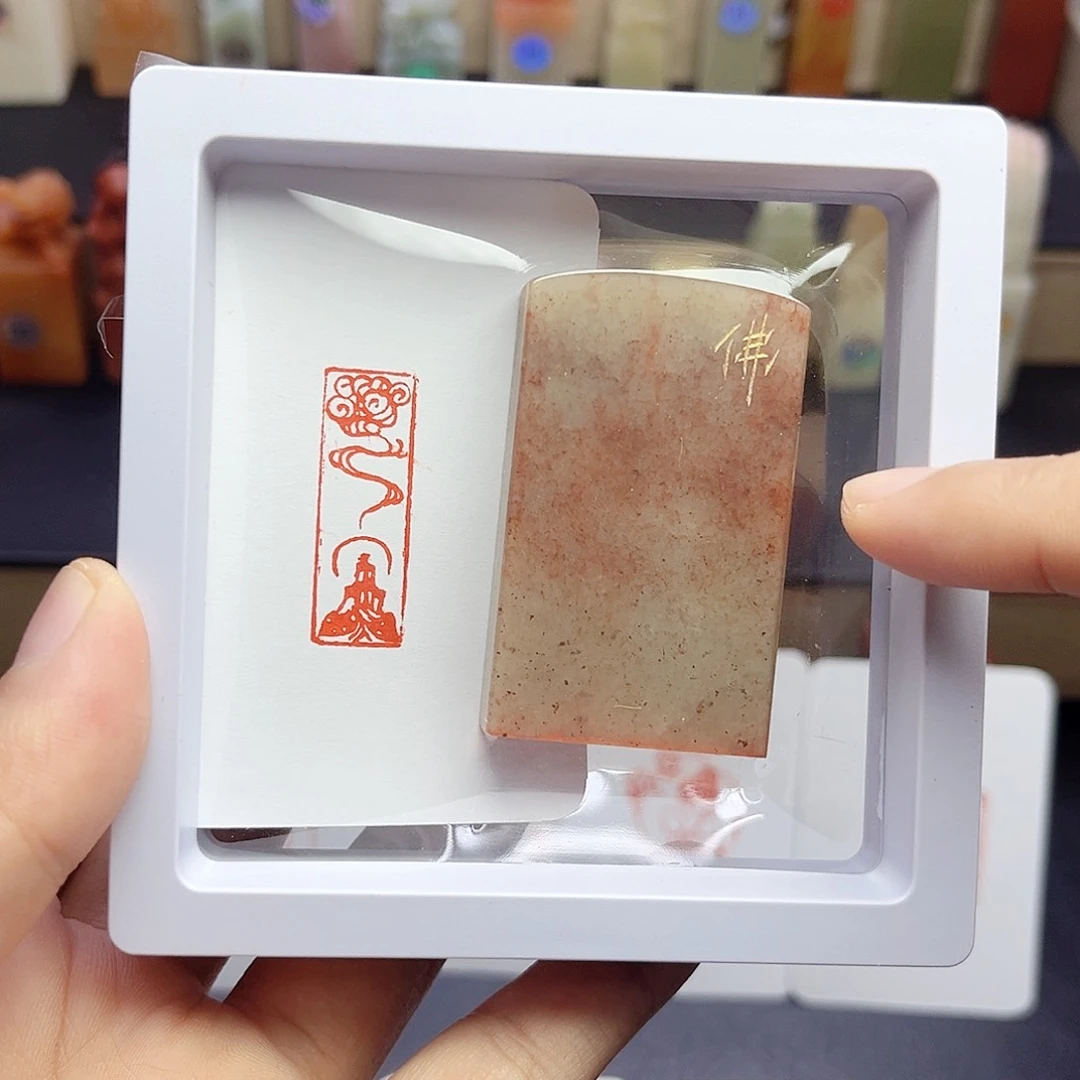 寿山石印石佛造像 1×3