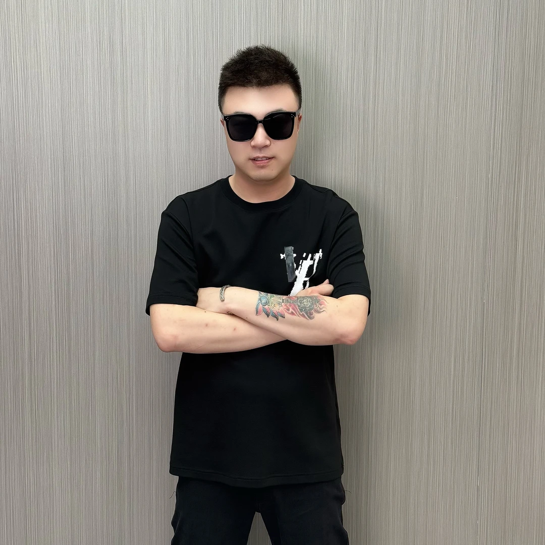 【7126】早秋新款打底 定义轻奢 男士圆领T恤 休闲百搭时尚休闲