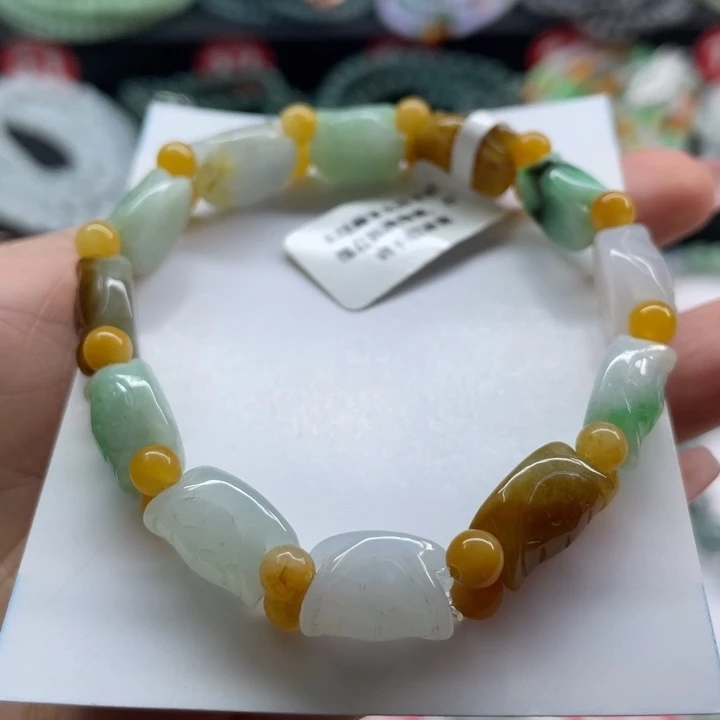 未镶嵌手链翡翠卡9加