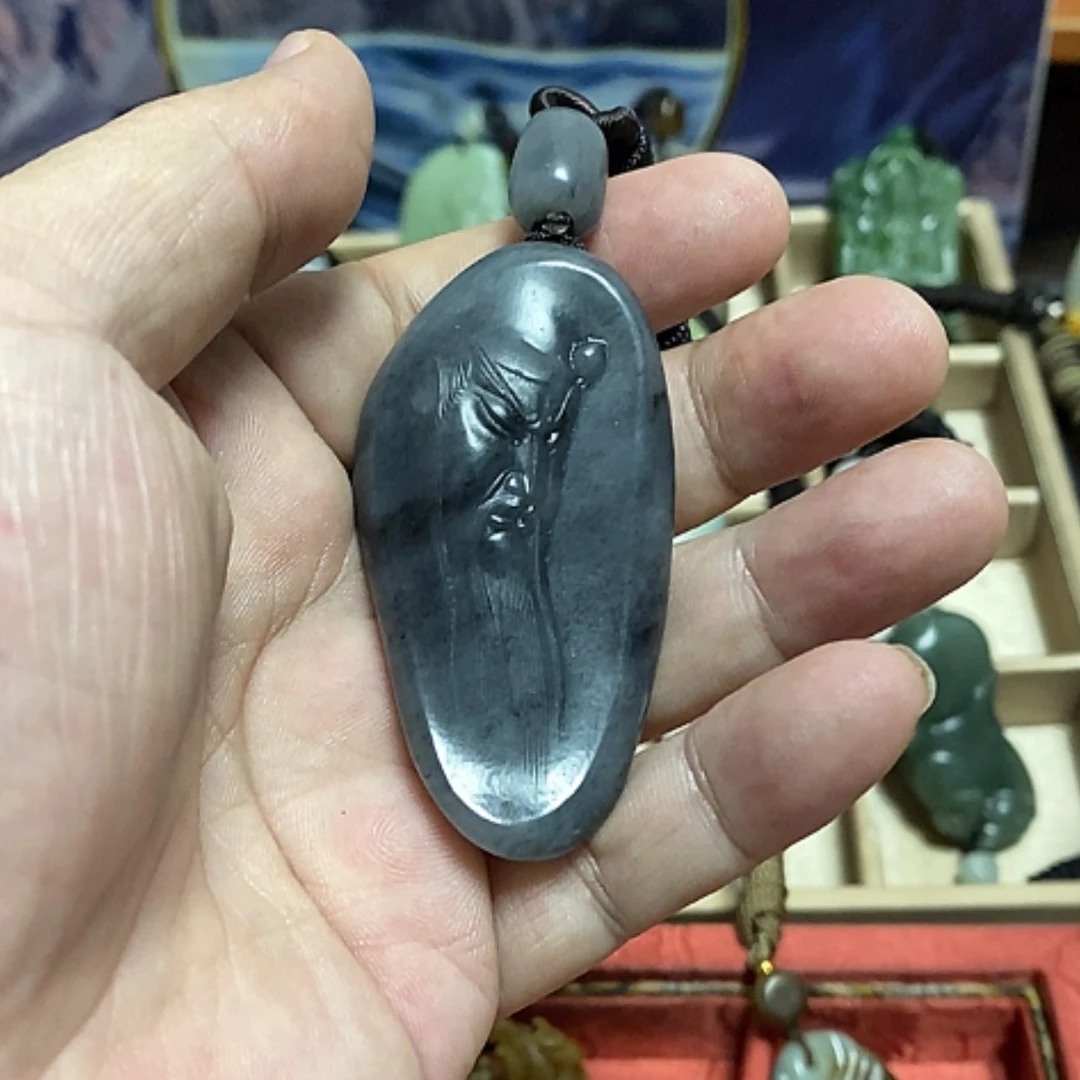 【闪购商品】和田玉颈饰未镶嵌赤*?