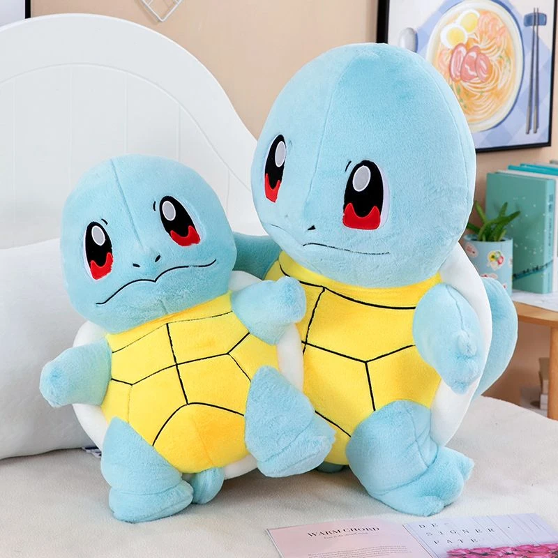 网红神奇宝贝杰尼龟毛绒玩具抱枕小孩陪睡玩具送情侣儿童生日礼物