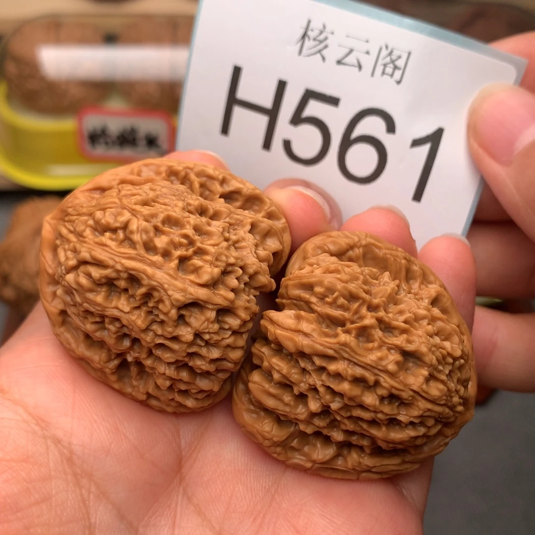 吊坠文玩核桃39凹地逐鹿三角疆精对