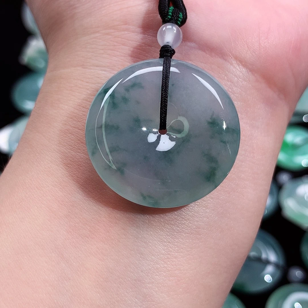 翡翠未镶嵌颈饰29.3/5.8