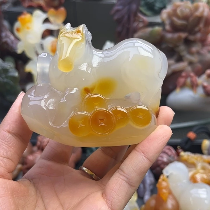 《***艺玛瑙/玉髓擺件未镶嵌