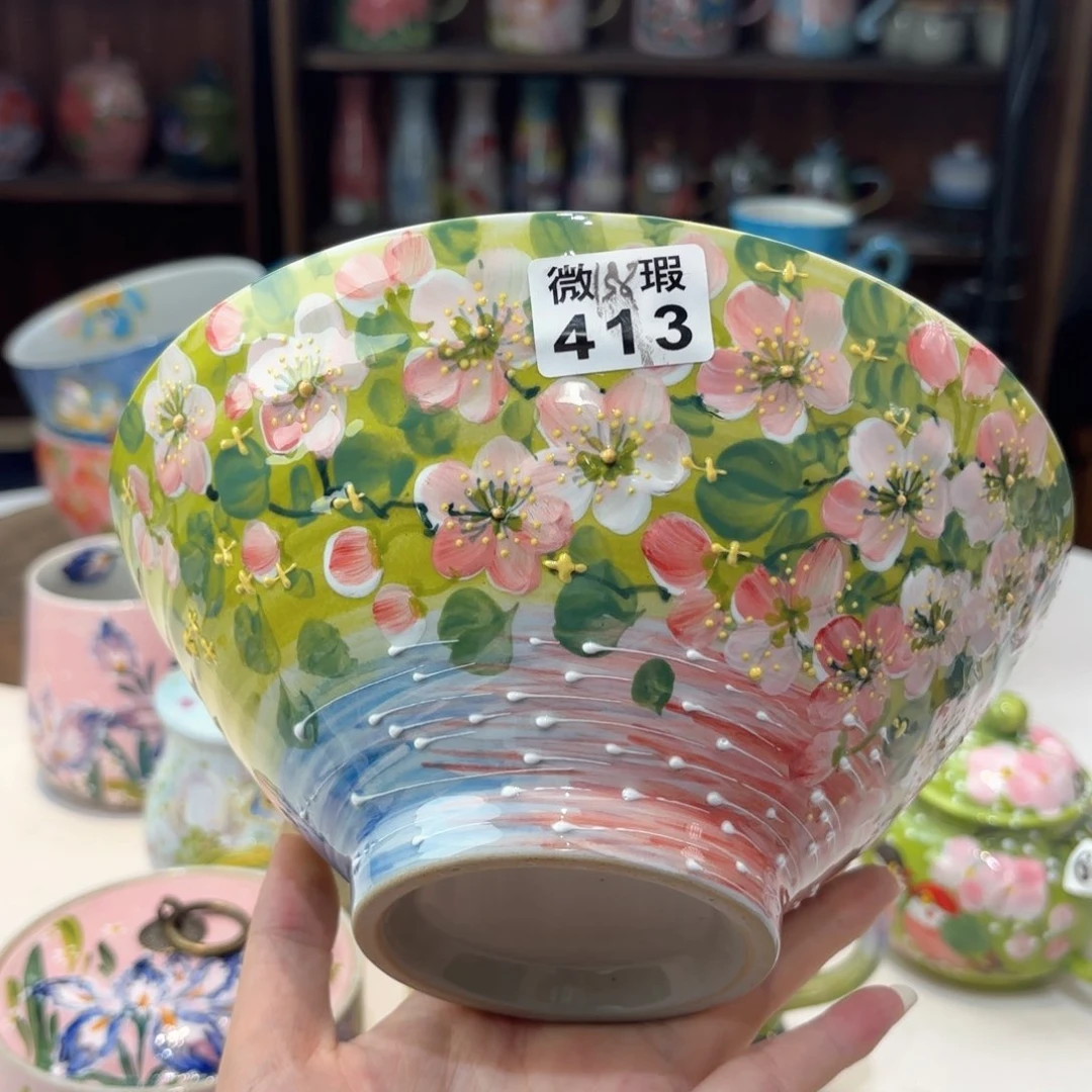 景德镇手绘高温釉下彩陶瓷茶具