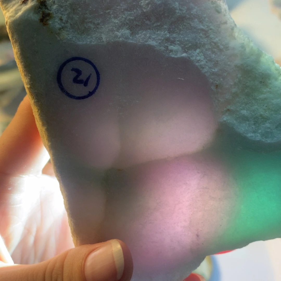 翡翠散珠翡翠手镯