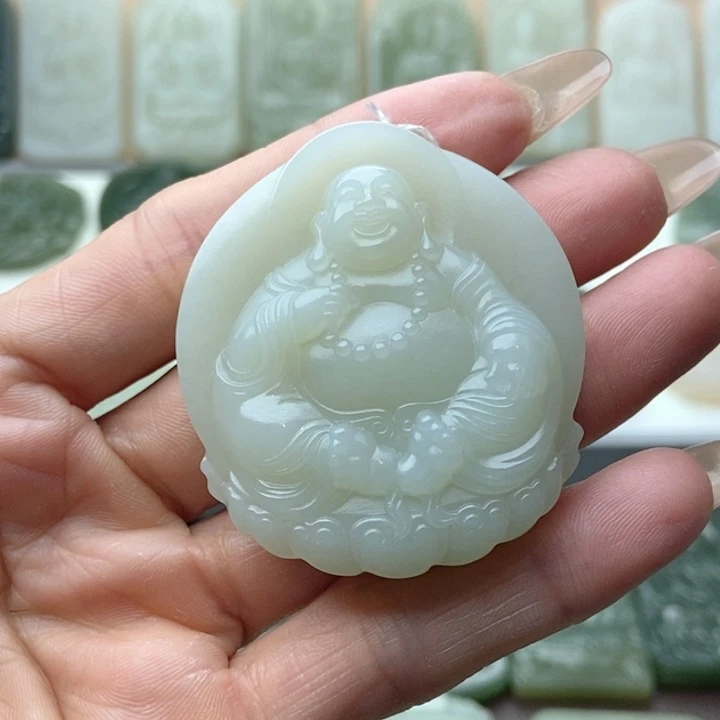 和田玉颈饰未镶嵌善***狠