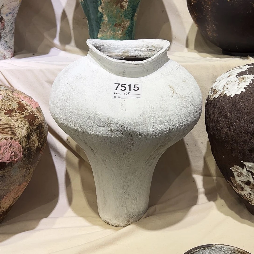 瓶7515高37口13陶瓷花瓶无孔