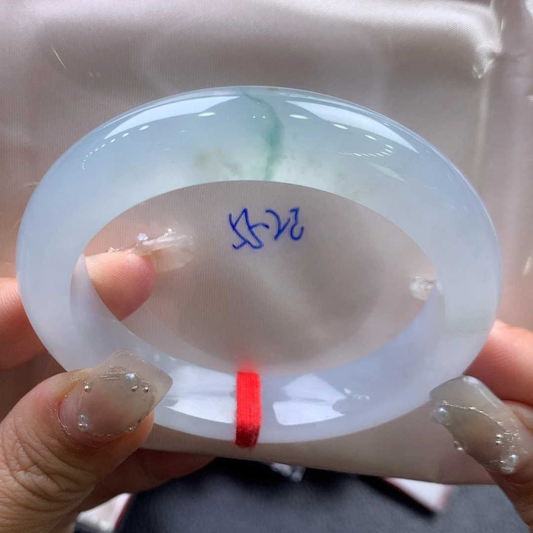 翡翠未镶嵌手镯55.2冰种性价比漏