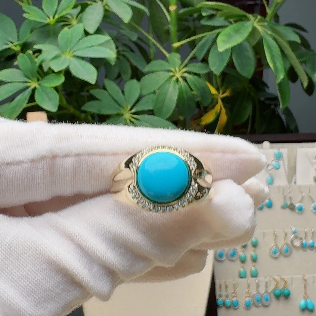 绿松石未镶嵌戒指戒指