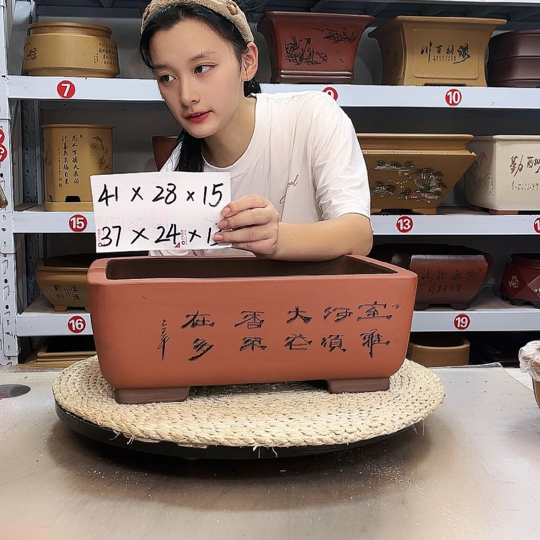 紫砂花盆紫砂花盆