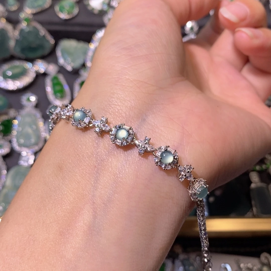 翡翠未镶嵌颈饰天然