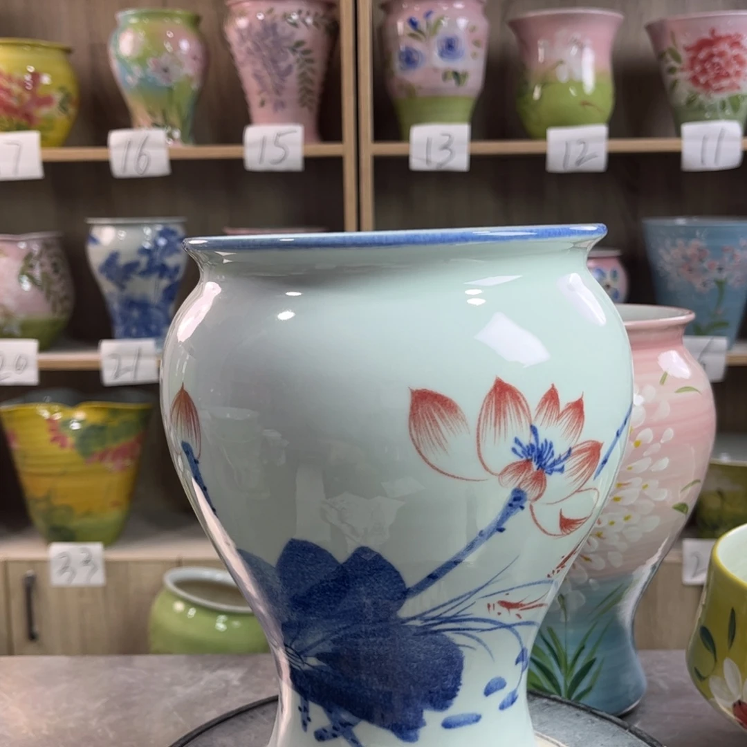景德镇陶瓷花盆花盆